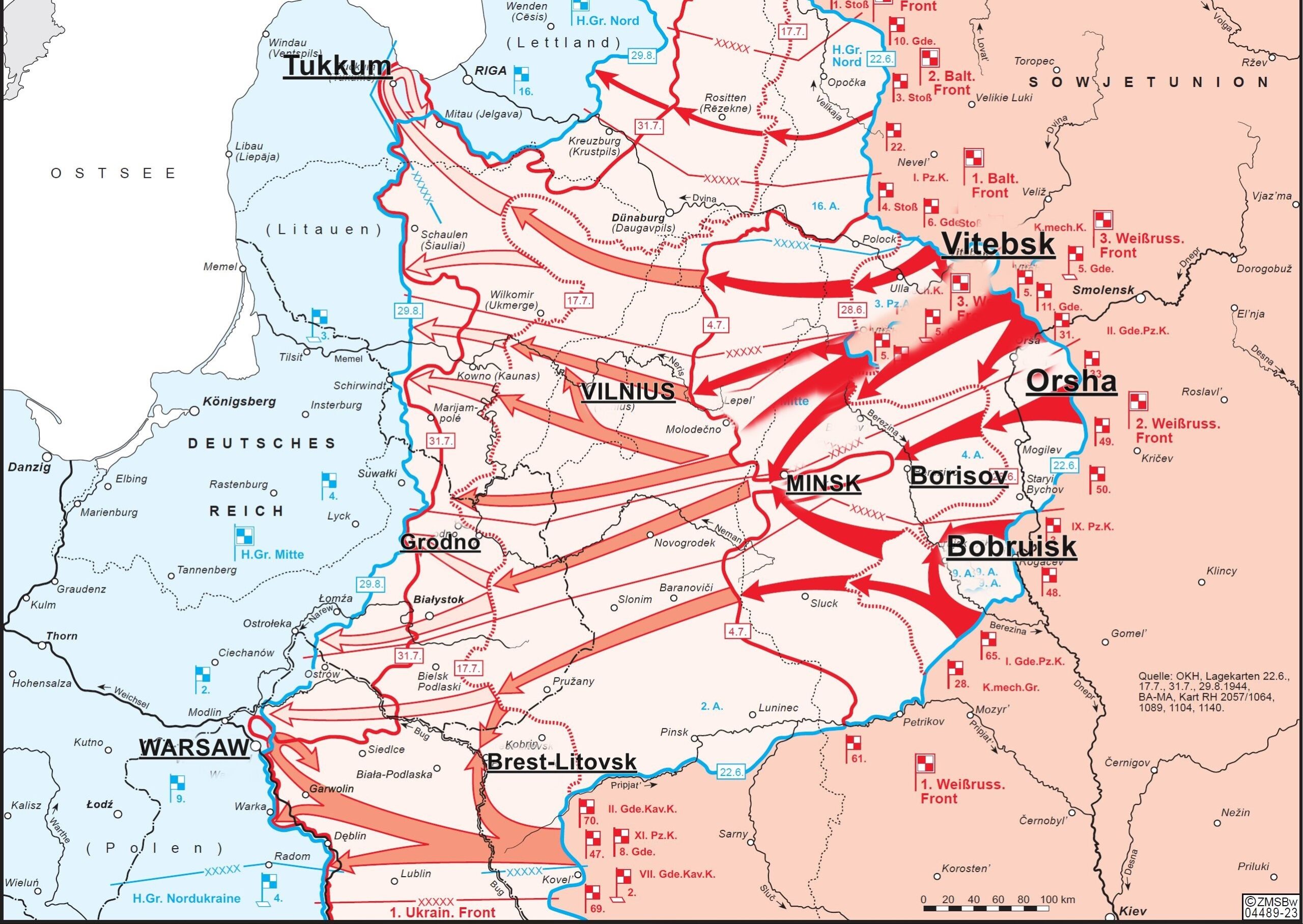 June-July 1944: Operation Bagration decimates Nazi troops – Soviets ...